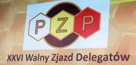 Logo PZP i napis XXVI Walny Zjazd Delegatów